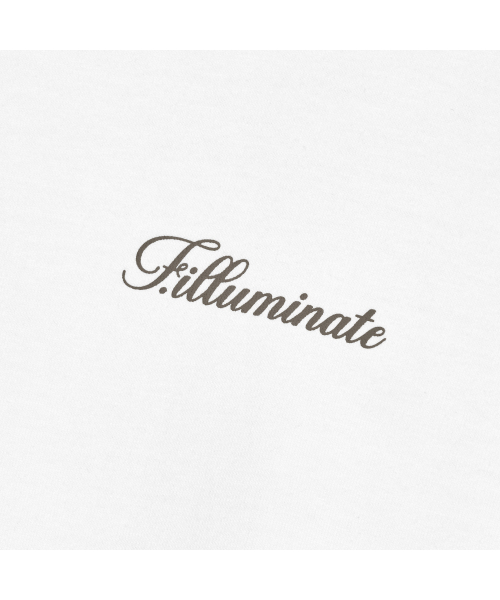 F.ILLUMINATE(フィルミネイト)の「スクリプトロゴTシャツ-ホワイト(Tシャツ/カットソー・レディース・その他・SMALL/MEDIUM/LARGE)」の4枚目の写真
