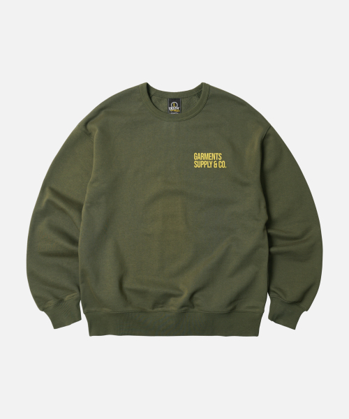 FRIZMWORKS(フリズムワークス)の「SERVICE LABEL SWEATSHIRT _ OLIVE(スウェット・メンズ・その他・SMALL/MEDIUM/LARGE/X-LARGE)」の2枚目の写真