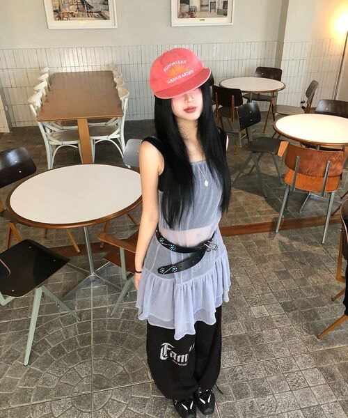 MILLO WOMEN（ミロウーマン）の「シアフリルドレス [スカイブルー]（ワンピース・レディース・その他・FREE）」の8枚目の写真