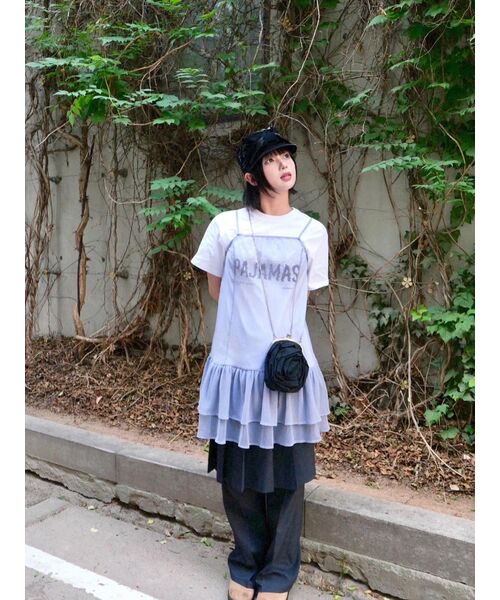 MILLO WOMEN（ミロウーマン）の「シアフリルドレス [スカイブルー]（ワンピース・レディース・その他・FREE）」の11枚目の写真