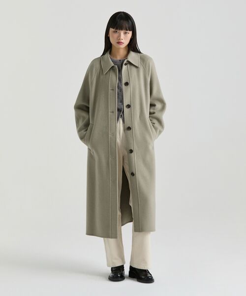 MUSINSA STANDARD WOMAN（ムシンサスタンダードウーマン）の「ウィメンズラムウールラウンドネッククロップカーディガン[ミディアムグレー]（カーディガン/ボレロ・レディース・その他・SMALL/MEDIUM/LARGE/X-SMALL）」の7枚目の写真