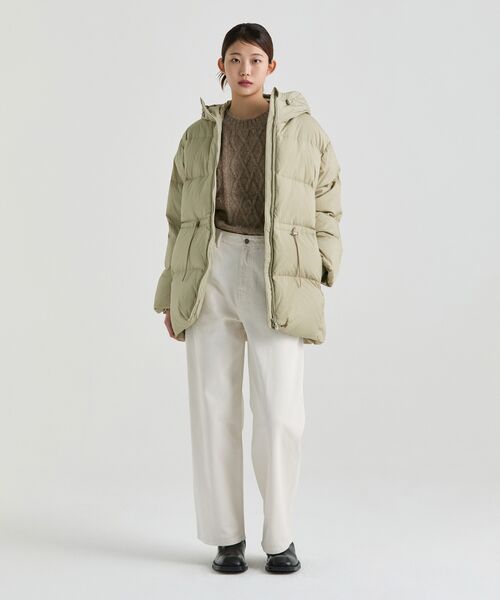 MUSINSA STANDARD WOMAN（ムシンサスタンダードウーマン）の「ウィメンズデニムワイドカーペンターパンツ[クリーム]（デニムパンツ・レディース・その他・30/24/25/26/27/28/29）」の11枚目の写真
