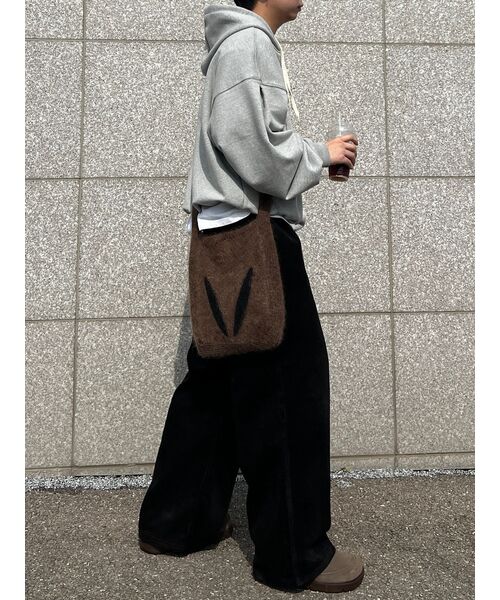 TOFFEE（トフィー）の「コーデュロイワイドバンディングパンツ（ブラック）（その他パンツ・メンズ・その他・MEDIUM/LARGE/X-LARGE）」の9枚目の写真
