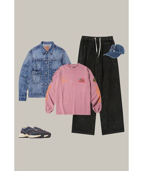TOFFEE（トフィー）の「コーデュロイワイドバンディングパンツ（ブラック）（その他パンツ・メンズ・その他・MEDIUM/LARGE/X-LARGE）」の10枚目の写真
