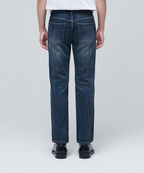 MUSINSA STANDARD（ムシンサスタンダード）の「KIPASスリムクロップドデニムパンツ[ミディアムインディゴ]（デニムパンツ・メンズ・その他・32/30/31/26/27/28/29/38）」の3枚目の写真