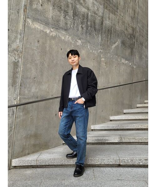 MUSINSA STANDARD（ムシンサスタンダード）の「KIPASスリムクロップドデニムパンツ[ミディアムインディゴ]（デニムパンツ・メンズ・その他・32/30/31/26/27/28/29/38）」の9枚目の写真