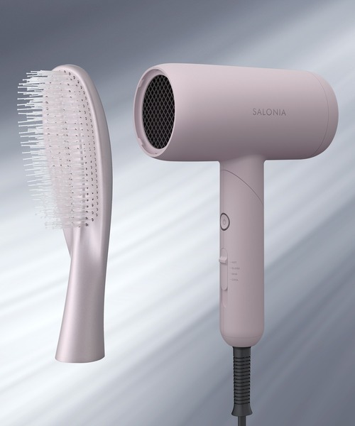 SALONIA ドライヤー セール】SALONIA サロニア スムースシャイン ドライヤー ヘアブラシ 2