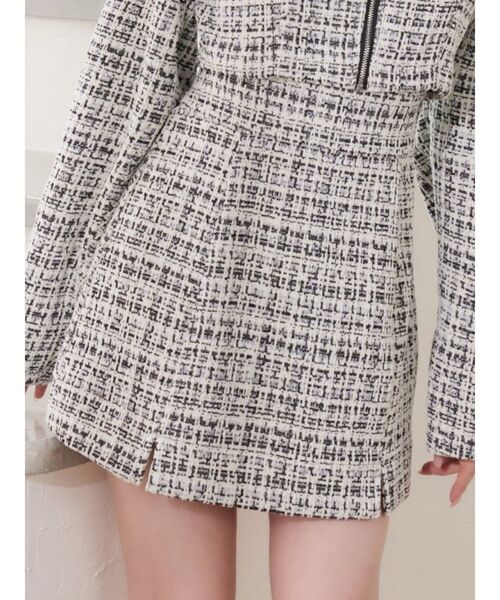 EATME（イートミー）の「【SETUP】ダブルスリットミニスカート（スカート・レディース・ピンク/ブルー/ブラック・FREE）」の2枚目の写真