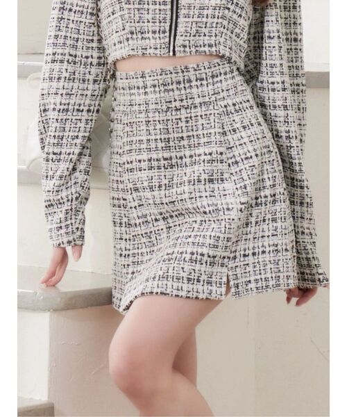 EATME（イートミー）の「【SETUP】ダブルスリットミニスカート（スカート・レディース・ピンク/ブルー/ブラック・FREE）」の9枚目の写真