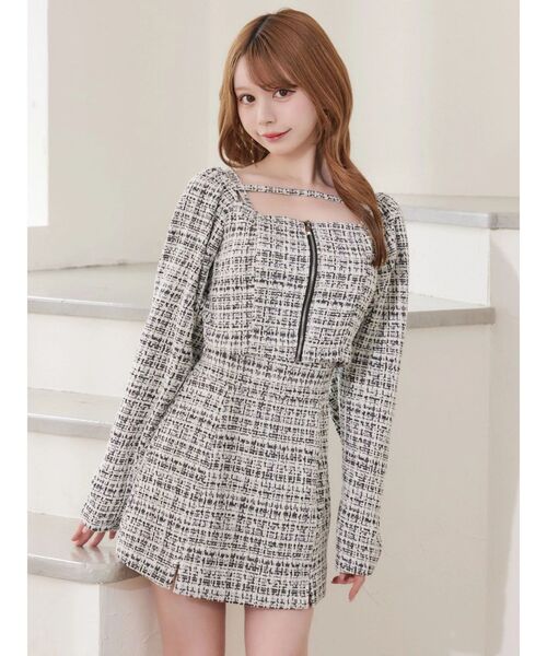 EATME（イートミー）の「【SETUP】ダブルスリットミニスカート（スカート・レディース・ピンク/ブルー/ブラック・FREE）」の17枚目の写真