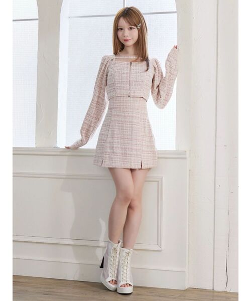 EATME（イートミー）の「【SETUP】ダブルスリットミニスカート（スカート・レディース・ピンク/ブルー/ブラック・FREE）」の21枚目の写真