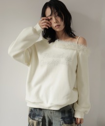 Ulysses（ユリシス）の「ファー付きオフショルスウェット（スウェット）」