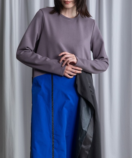 MARECHAL TERRE（マルシャルテル）の「ドッキングワンピース（ワンピース・レディース・チャコールグレー/ブラック/アイボリー/ネイビー・MEDIUM）」の11枚目の写真