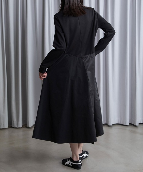 MARECHAL TERRE（マルシャルテル）の「ドッキングワンピース（ワンピース・レディース・チャコールグレー/ブラック/アイボリー/ネイビー・MEDIUM）」の13枚目の写真