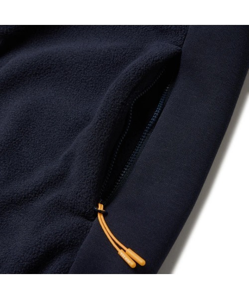 NEW ERA（ニューエラ）の「ニューエラ  GF FLEECE FULL ZIP JACKET NVY（ブルゾン・メンズ・ネイビー・M/L/LL）」の3枚目の写真