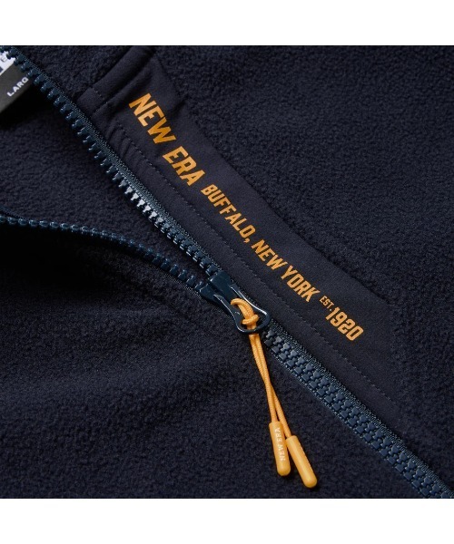 NEW ERA（ニューエラ）の「ニューエラ  GF FLEECE FULL ZIP JACKET NVY（ブルゾン・メンズ・ネイビー・M/L/LL）」の4枚目の写真