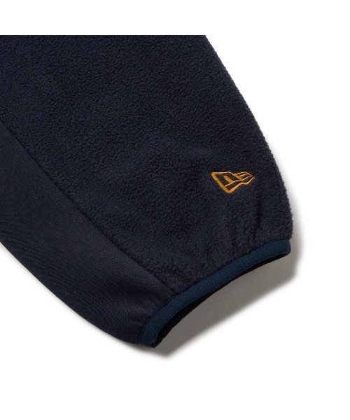 NEW ERA（ニューエラ）の「ニューエラ  GF FLEECE FULL ZIP JACKET NVY（ブルゾン・メンズ・ネイビー・M/L/LL）」の6枚目の写真