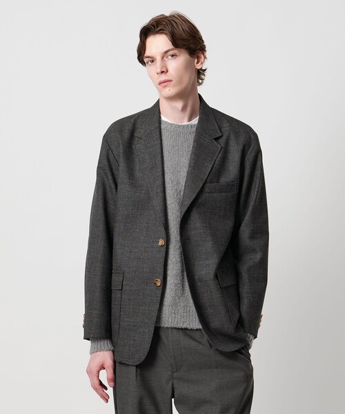 23AW UNITED ARROWS ライトフランネル 2Bシングル ジャケット 1100024F2217_l1_a004.jpg