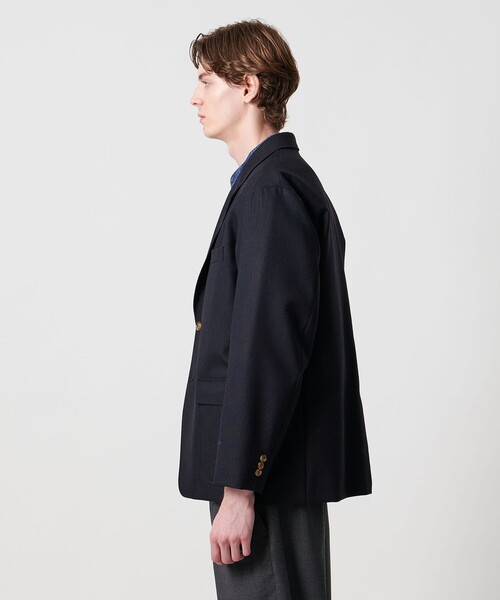 UNITED ARROWS & SONS（ユナイテッドアローズアンドサンズ）の「＜UNITED ARROWS & SONS＞ CHVOT/WL 2B BLAZER/ブレザー（テーラードジャケット・メンズ・ダークグレー/ネイビー・S/M/XL/L）」の9枚目の写真