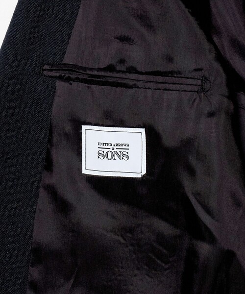 UNITED ARROWS & SONS（ユナイテッドアローズアンドサンズ）の「＜UNITED ARROWS & SONS＞ CHVOT/WL 2B BLAZER/ブレザー（テーラードジャケット・メンズ・ダークグレー/ネイビー・S/M/XL/L）」の19枚目の写真