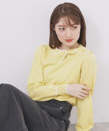 レディースのトップス（イエロー/黄色系・リボン）ファッション通販