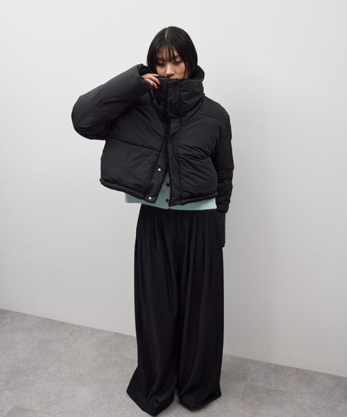 新品　コニー　リバーシブルダウンジャケット チャコールグレー/ホワイト コニー リバーシブルダウンジャケット チャコールグレー/ホワイト