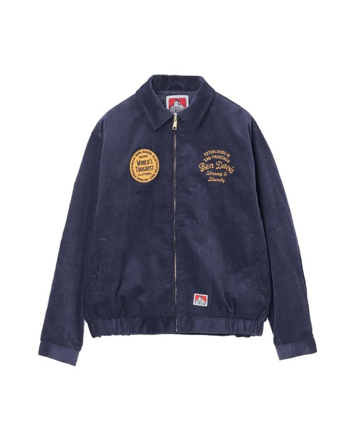 BEN DAVIS（ベンデイビス）の「BEN DAVIS別注 コーデュロイブルゾン（ブルゾン・メンズ・ブラウン/ネイビー・MEDIUM/LARGE）」の2枚目の写真