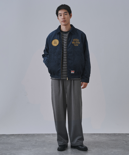 BEN DAVIS（ベンデイビス）の「BEN DAVIS別注 コーデュロイブルゾン（ブルゾン・メンズ・ブラウン/ネイビー・MEDIUM/LARGE）」の7枚目の写真