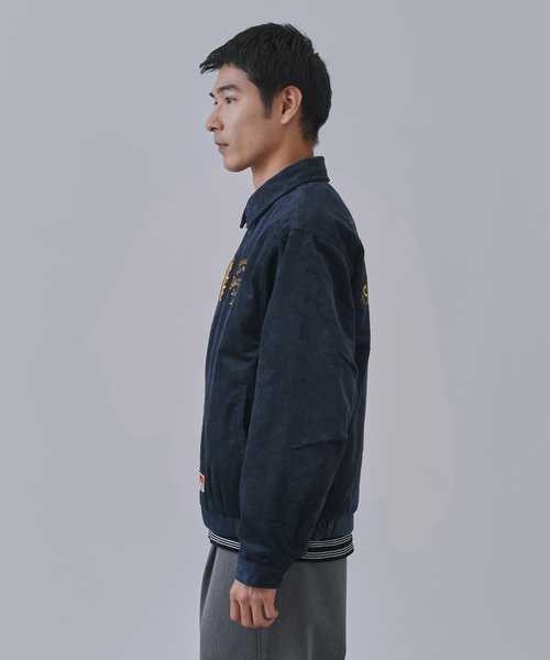 BEN DAVIS（ベンデイビス）の「BEN DAVIS別注 コーデュロイブルゾン（ブルゾン・メンズ・ブラウン/ネイビー・MEDIUM/LARGE）」の9枚目の写真