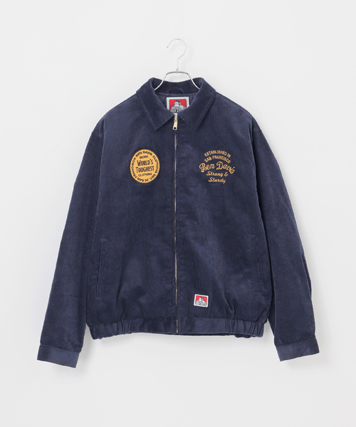 BEN DAVIS（ベンデイビス）の「BEN DAVIS別注 コーデュロイブルゾン（ブルゾン・メンズ・ブラウン/ネイビー・MEDIUM/LARGE）」の11枚目の写真