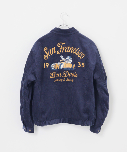 BEN DAVIS（ベンデイビス）の「BEN DAVIS別注 コーデュロイブルゾン（ブルゾン・メンズ・ブラウン/ネイビー・MEDIUM/LARGE）」の17枚目の写真