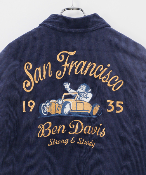 BEN DAVIS（ベンデイビス）の「BEN DAVIS別注 コーデュロイブルゾン（ブルゾン・メンズ・ブラウン/ネイビー・MEDIUM/LARGE）」の18枚目の写真