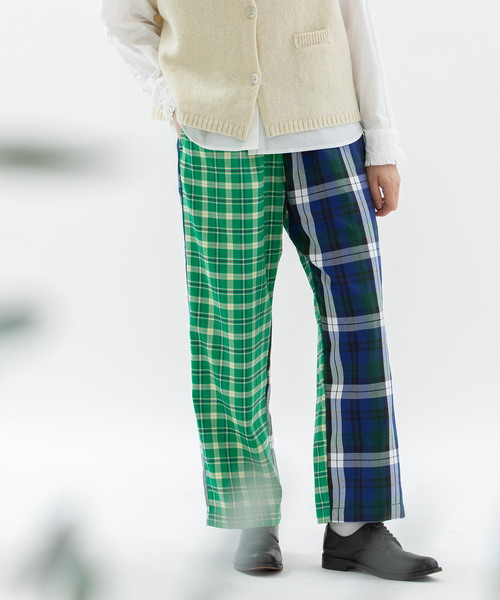 セール】miscチェックストレートパンツ（その他パンツ）｜nop de nod