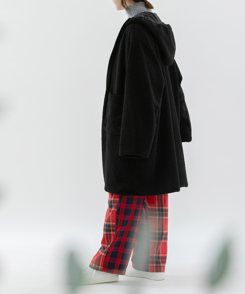 nop de nod(ノップドゥノッド)の「miscチェックストレートパンツ(その他パンツ・レディース・ダークブルー/レッド/グリーン・M)」の11枚目の写真