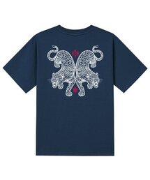 KTN0102 タイガー半袖Tシャツ - ネイビー