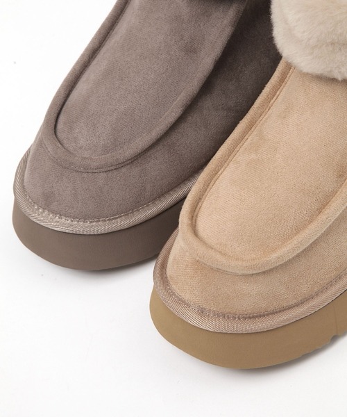 studio CLIP（スタディオクリップ）の「撥水ファームートンブーツ（ブーツ・レディース・ベージュ/ブラック/ライトグレー・LARGE/MEDIUM）」の16枚目の写真