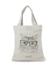 ジャカードバッグ S グラスキャット