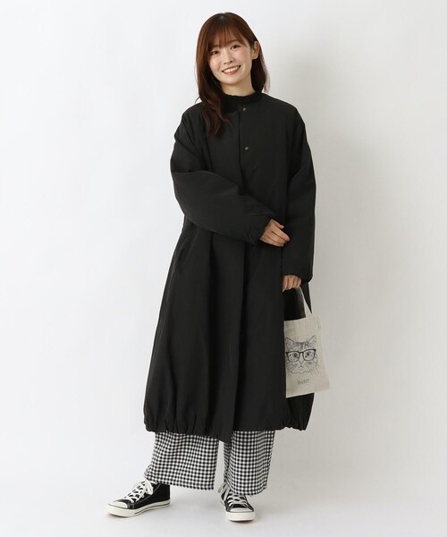 one'sterrace(ワンズテラス)の「ジャカードバッグ S グラスキャット(トートバッグ・レディース・アイボリー系8・01)」の9枚目の写真