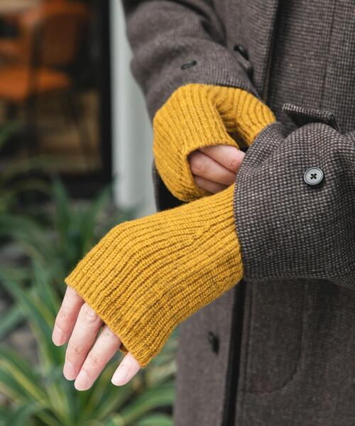 URBAN RESEARCH DOORS（アーバンリサーチドアーズ）の「2WAYニットグローブ（手袋・メンズ・ブラック/イエロー/ブルー・-）」の3枚目の写真