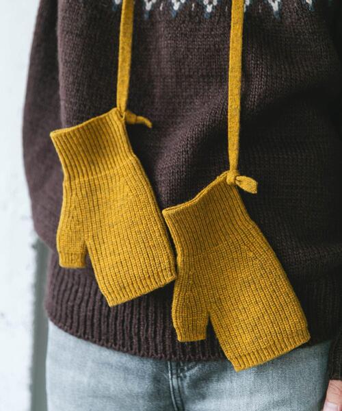 URBAN RESEARCH DOORS（アーバンリサーチドアーズ）の「2WAYニットグローブ（手袋・メンズ・ブラック/イエロー/ブルー・-）」の14枚目の写真