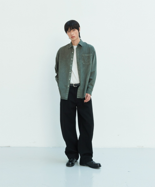 LEIRE（ルアール）の「エブリデイカーブドパンツ[ブラック]（デニムパンツ・メンズ・その他・MEDIUM/LARGE/X-LARGE）」の21枚目の写真