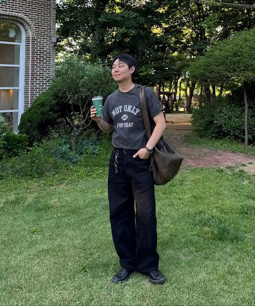 LEIRE（ルアール）の「エブリデイカーブドパンツ[ブラック]（デニムパンツ・メンズ・その他・MEDIUM/LARGE/X-LARGE）」の14枚目の写真
