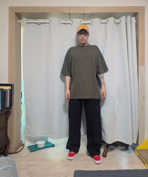 LEIRE（ルアール）の「エブリデイカーブドパンツ[ブラック]（デニムパンツ・メンズ・その他・MEDIUM/LARGE/X-LARGE）」の8枚目の写真