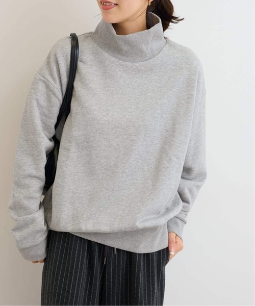 JOURNAL STANDARD relume(ジャーナルスタンダード レリューム)の「《WEB限定追加》ハイネックスウェットプルオーバー(スウェット・レディース・ブラック/グレー・FREE)」の13枚目の写真