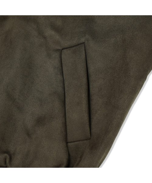 And Again（アンドアゲイン）の「ミニマルスエードカラーブルゾン（カーキ）（MA-1・メンズ・その他・FREE）」の5枚目の写真