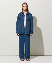 LADY VOLUME（レディーボリューム）の「LOOSE FIT WASHING DENIM JACKET_BLUE（デニムジャケット）」