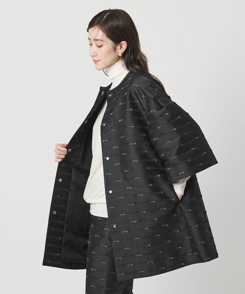 リボン カットジャガード コート（その他アウター）｜UNITED ARROWS