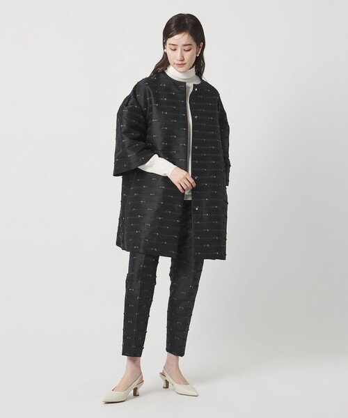リボン カットジャガード コート（その他アウター）｜UNITED ARROWS