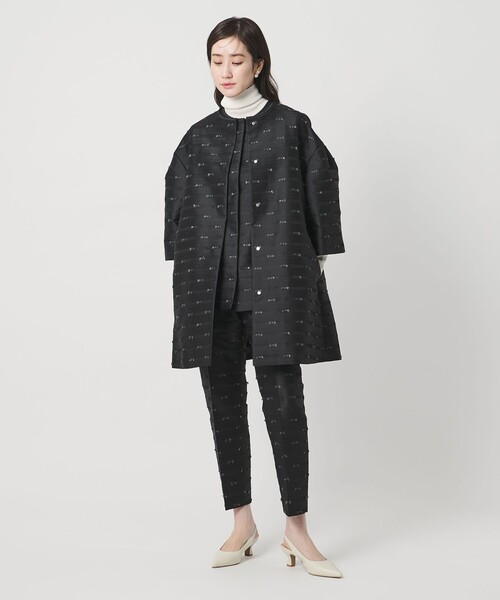 リボン カットジャガード コート（その他アウター）｜UNITED ARROWS