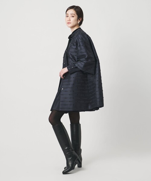 今期リボン カットジャガード コートジャケット 今期リボン カットジャガード コートジャケット リボン カット